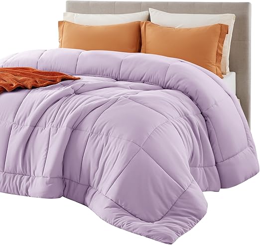 Comforter Duvet Insert - Quilted Comforters Queen Size, All Season Duvet