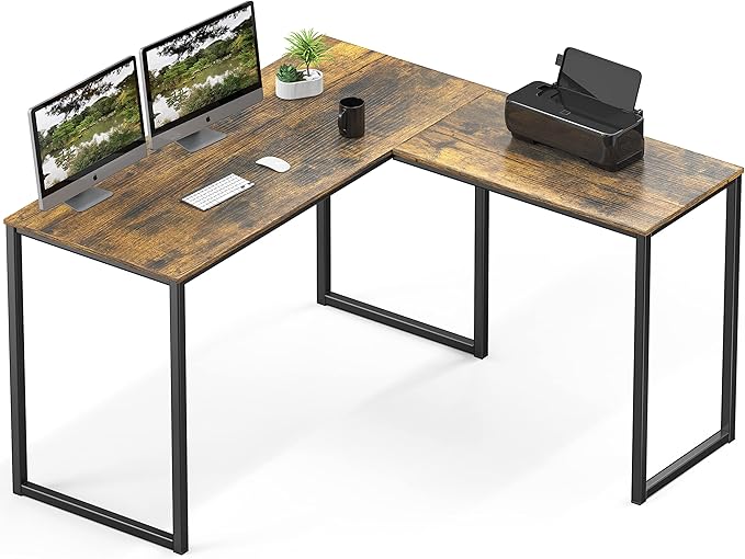48-Inch Mission L-Shaped Home Computer Desk