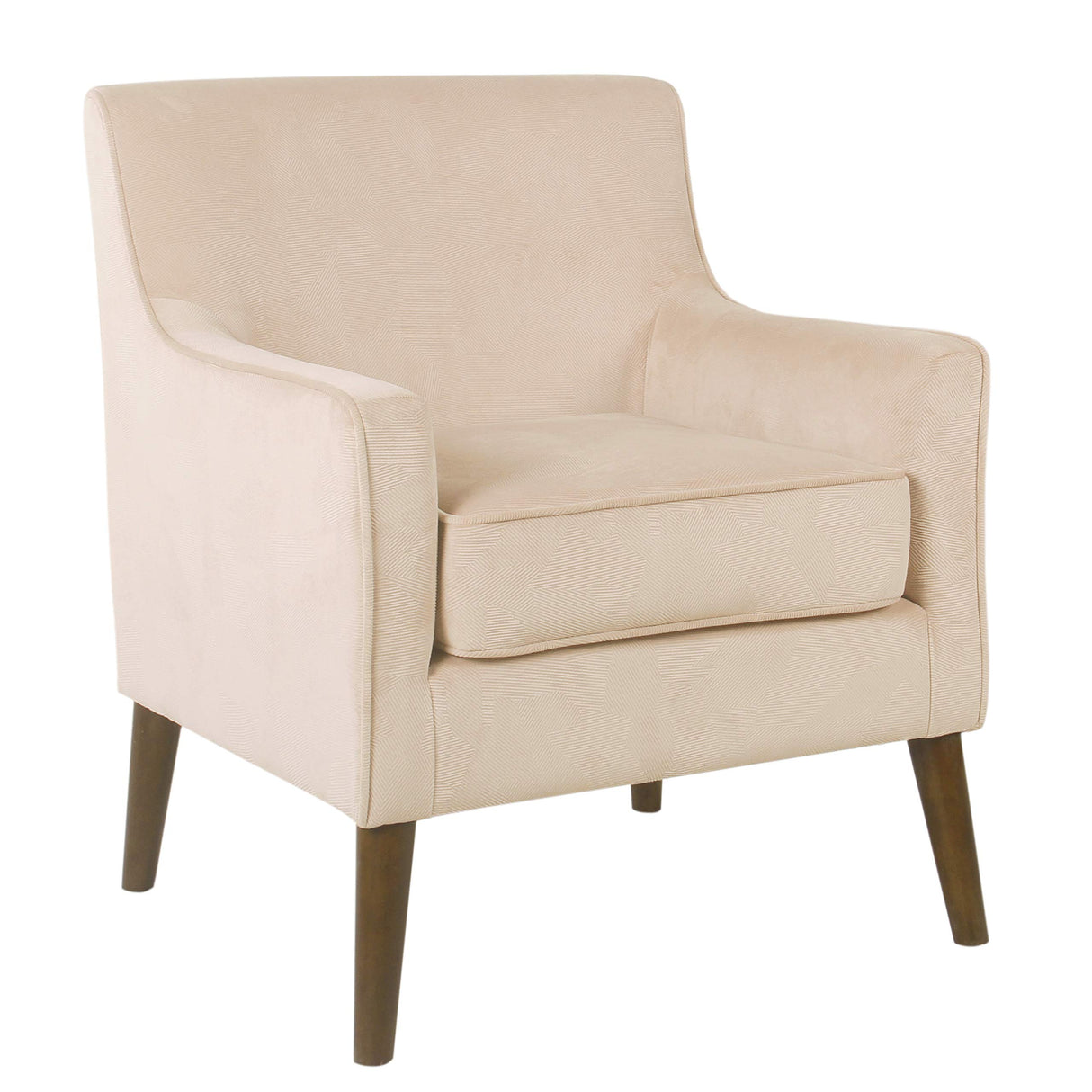 Davis Mid-Century Accent Chair, Pink