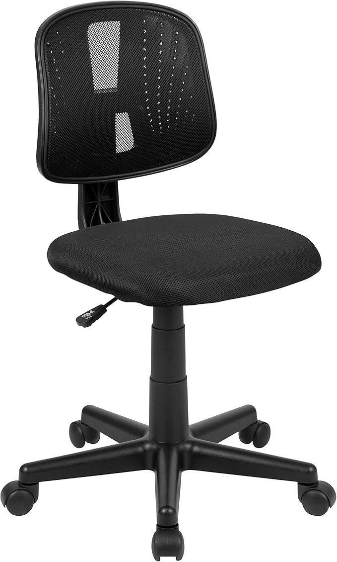 rogonomic Office Chair, Computer Desk Chair Comfy with Adjustable Lambar Support, Height and Flip-up Armrests Swivel Home Office Task Chair