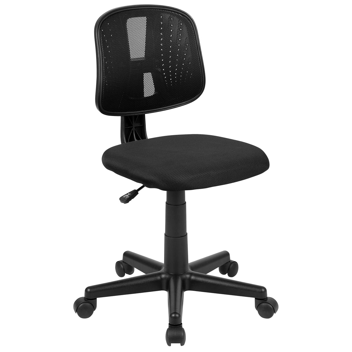 Flash Fundamentals Mid-Back Swivel Task Office Chair with Pivot Back, Height-Adjustable
