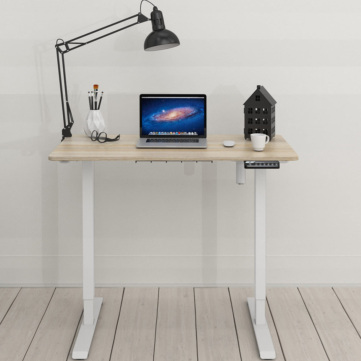 40 x 22 Inches Electric Height Adjustable Sit to Stand Desk