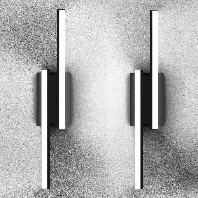 Modern LED Bathroom Light Fixtures, 16-24 Inch Retractable, 25W 2200LM Dimmable