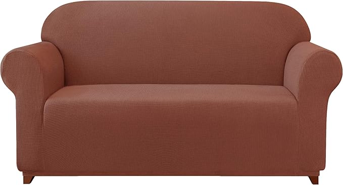 3 Piece Sofa Cover High Stretch Couch Slipcover for 2 Cushion Soft Sofa Slipcover