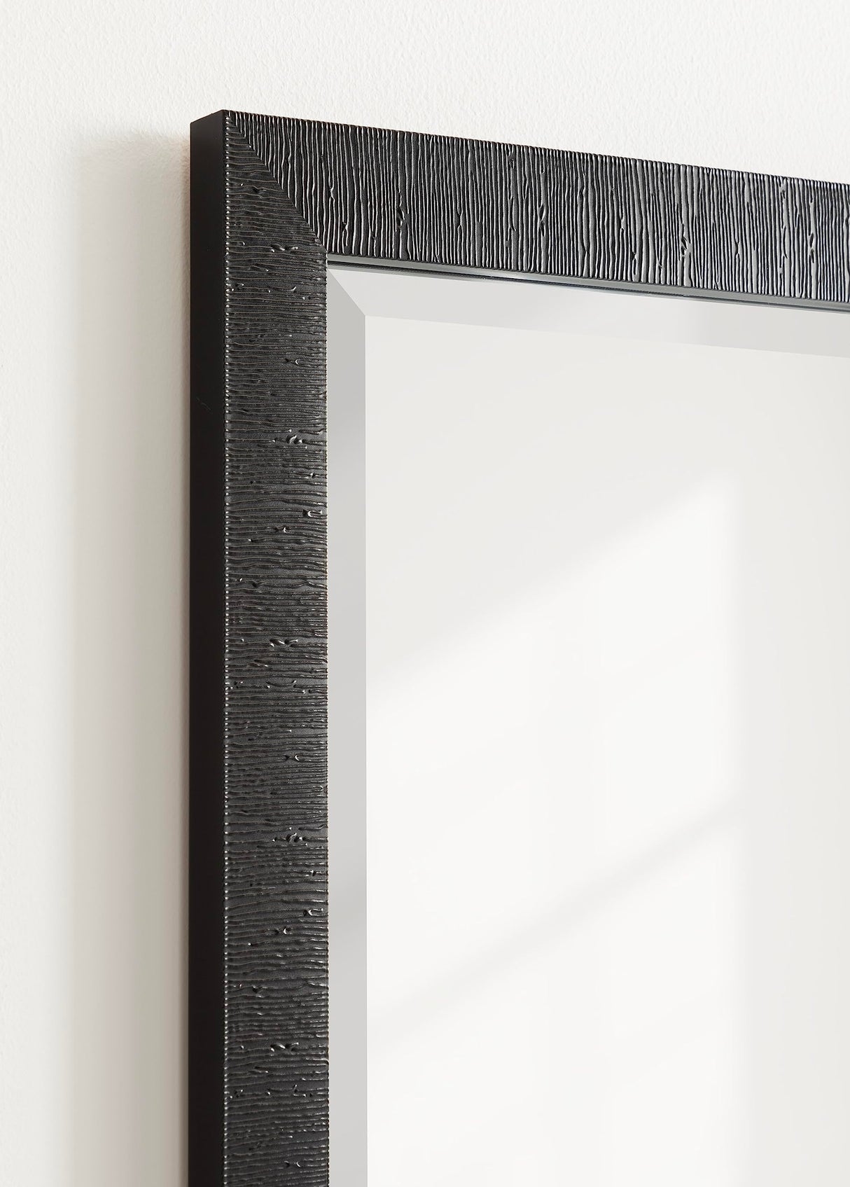 Modern Rectangle Wall Mirror, Framed Rectangular Statement Mirror