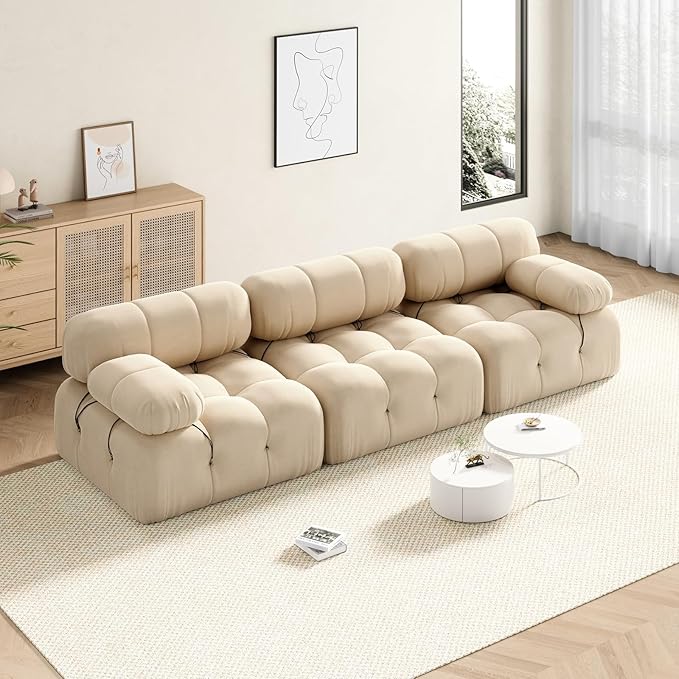 Modular Sectional Sofa Couch, Luxury Loveseat Sectional Couches for Living Room