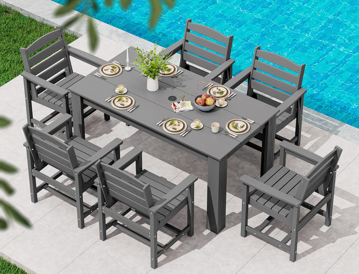 Patio Dining Set for 6, Outdoor Dining Sets for 6 Person