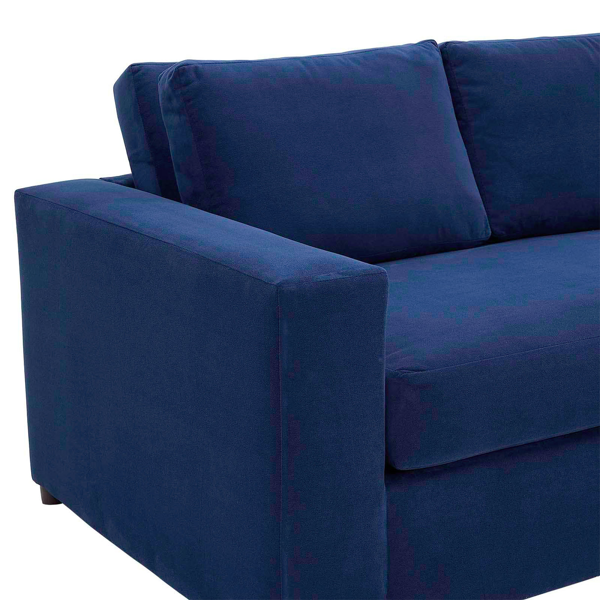Avendale Velvet – Made in The USA with Bench Seat Cushion, Loveseat, Deep Navy