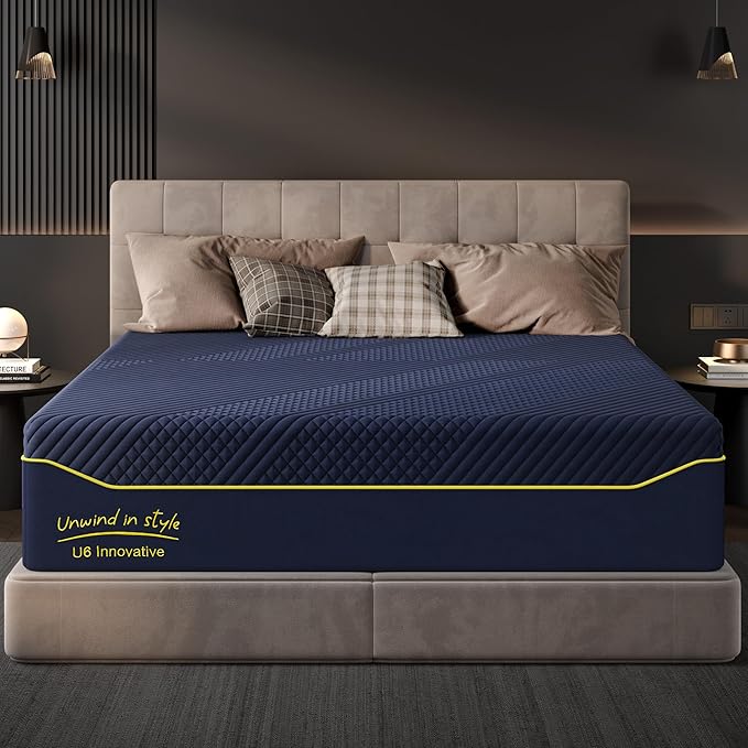 10 inch Hybrid Mattress Queen Size,Medium Firm Mattress with Memory Foam and Pocket