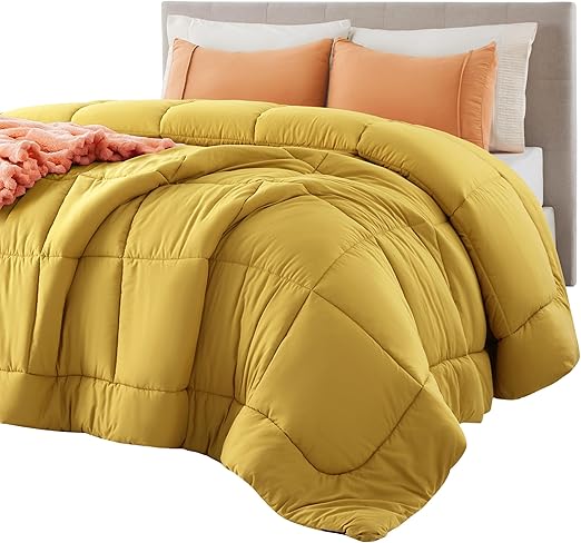 Comforter Duvet Insert - Quilted Comforters Queen Size, All Season Duvet