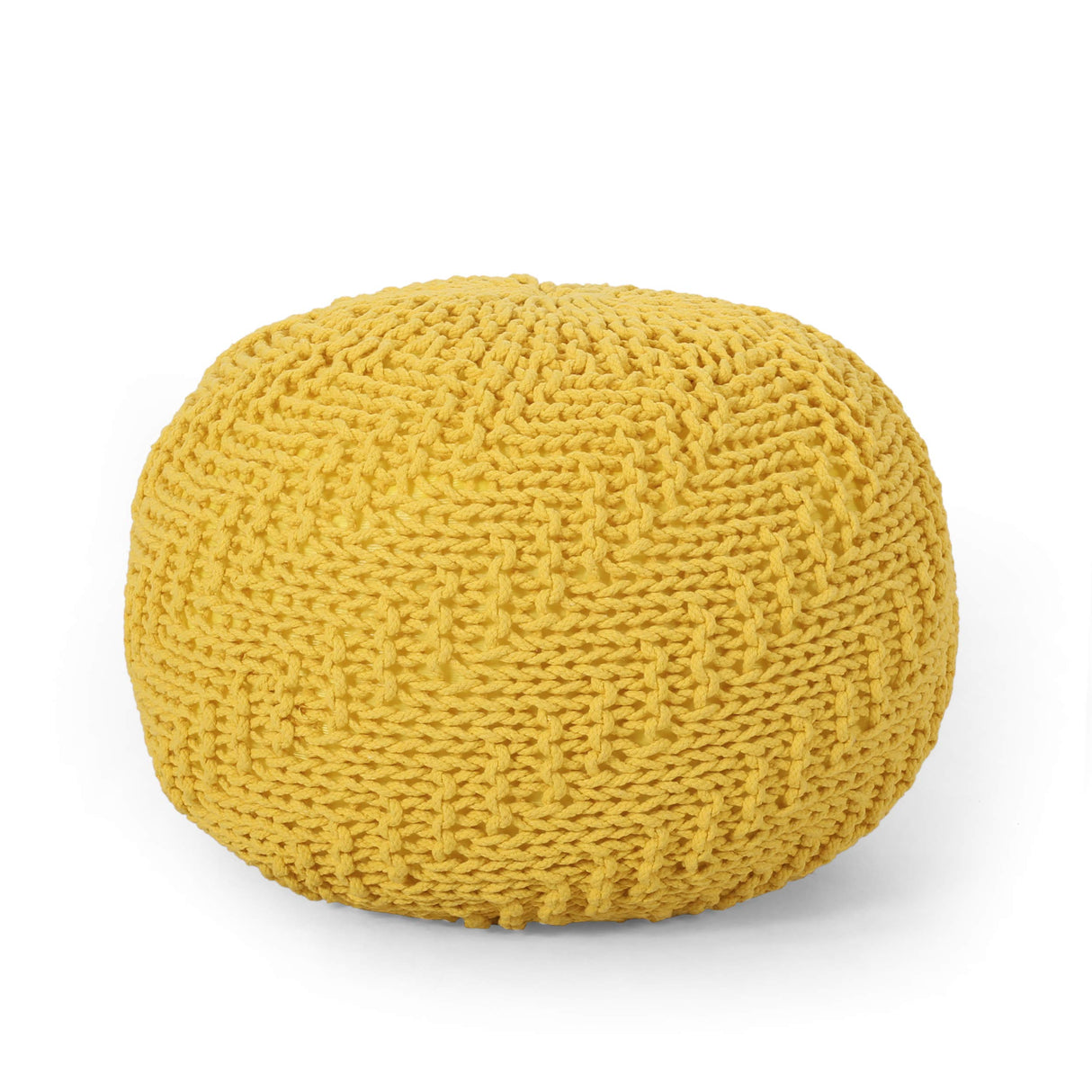 Home Pouf, Yellow