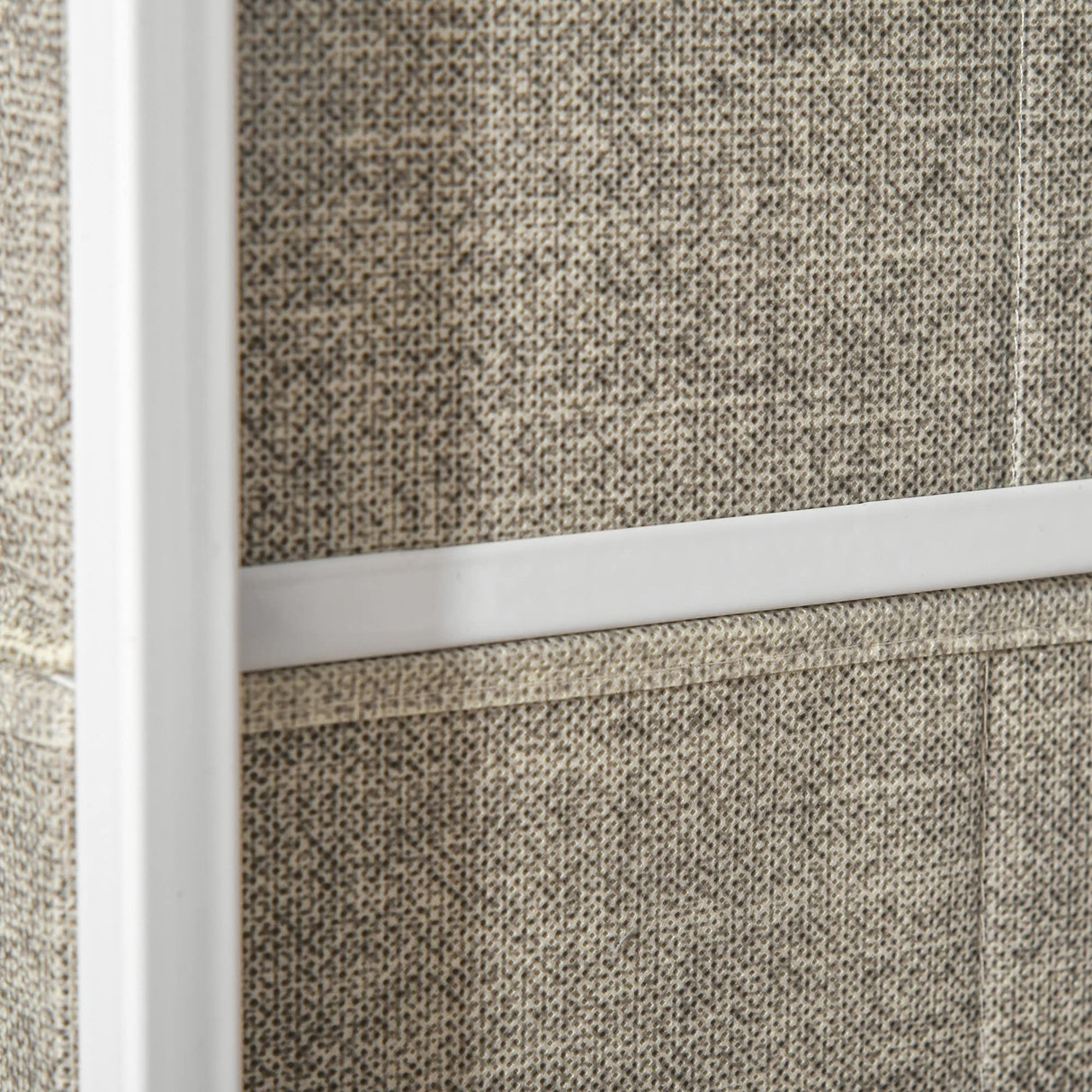 Dresser Storage Tower Cabinet Organizer Unit, Easy Pull Fabric Bins with Metal Frame