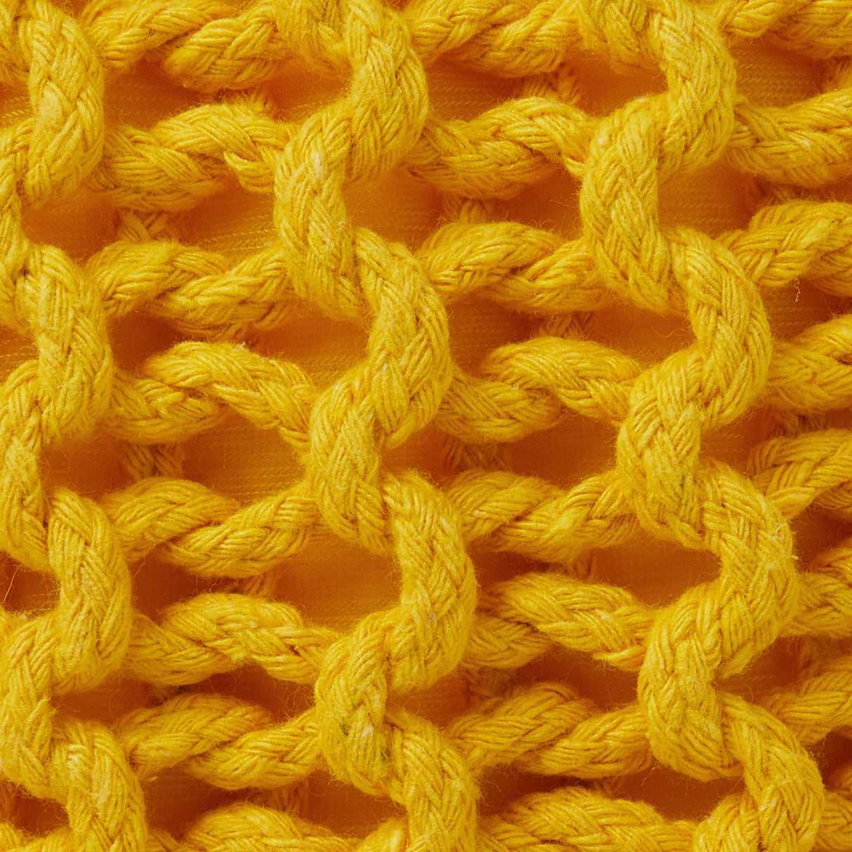 Handcrafted Modern Cotton Pouf Ottoman Foot Stool - Bean Bag Floor Chair