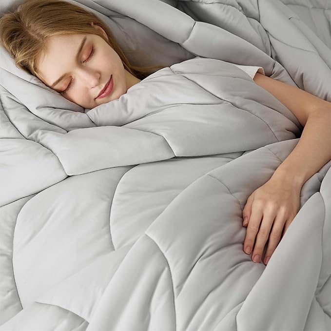 Duvet Insert Queen, All Season Duvet, Reversible Comforters, Ultra Soft Down Alternative