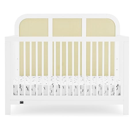 Theo 6-in-1 Convertible Crib - Greenguard Gold Certified, Black/Textured Almond