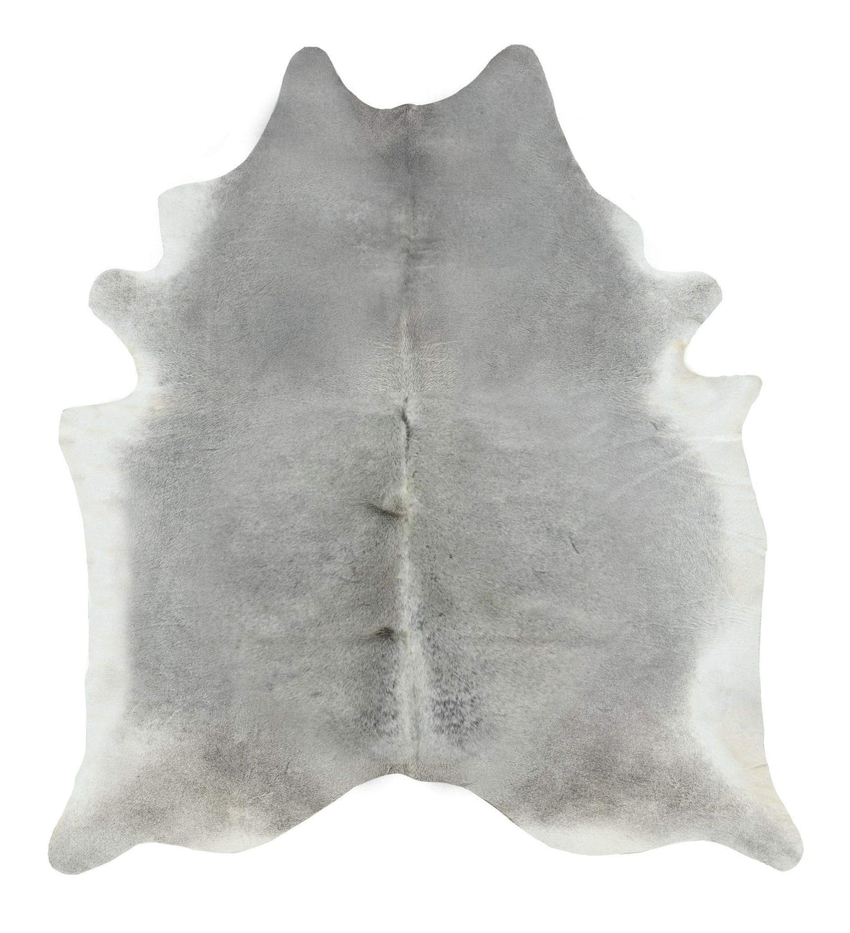 Large Cowhide Rug - Gray Cow Skin Cow Hide Grey/White Premium Cow Hide Leather Area Rug