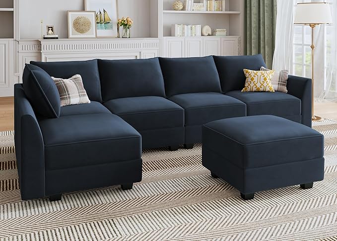 U Shaped Couch with Storage Oversized Modular Sectional Sofa Couch for Living Room