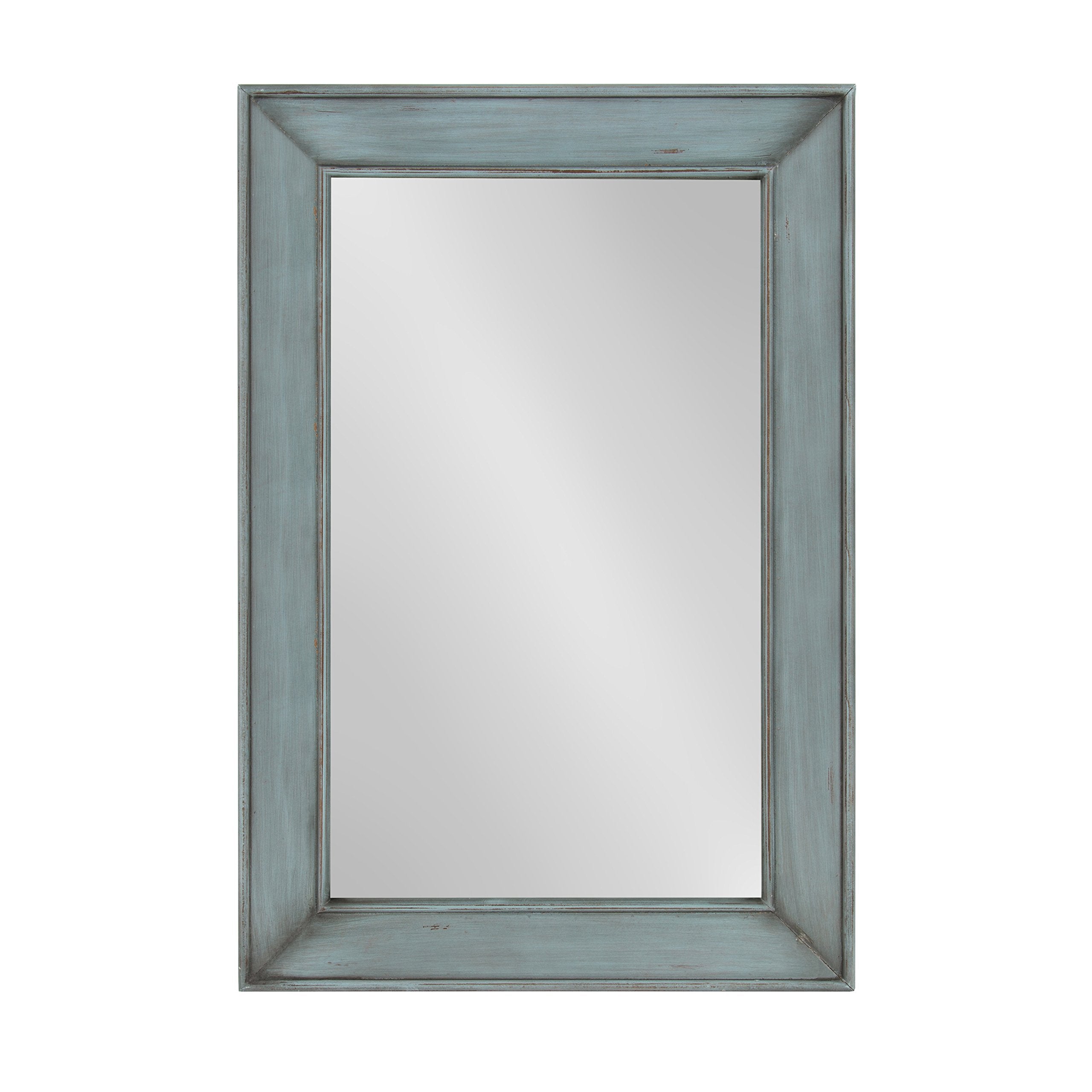 Yuda Wooden Rectangle Framed Wall Mirror