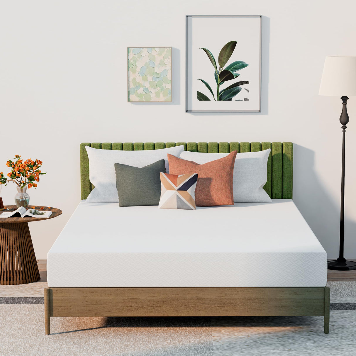 8 Inch Queen Green Tea Cooling Memory Foam Mattress