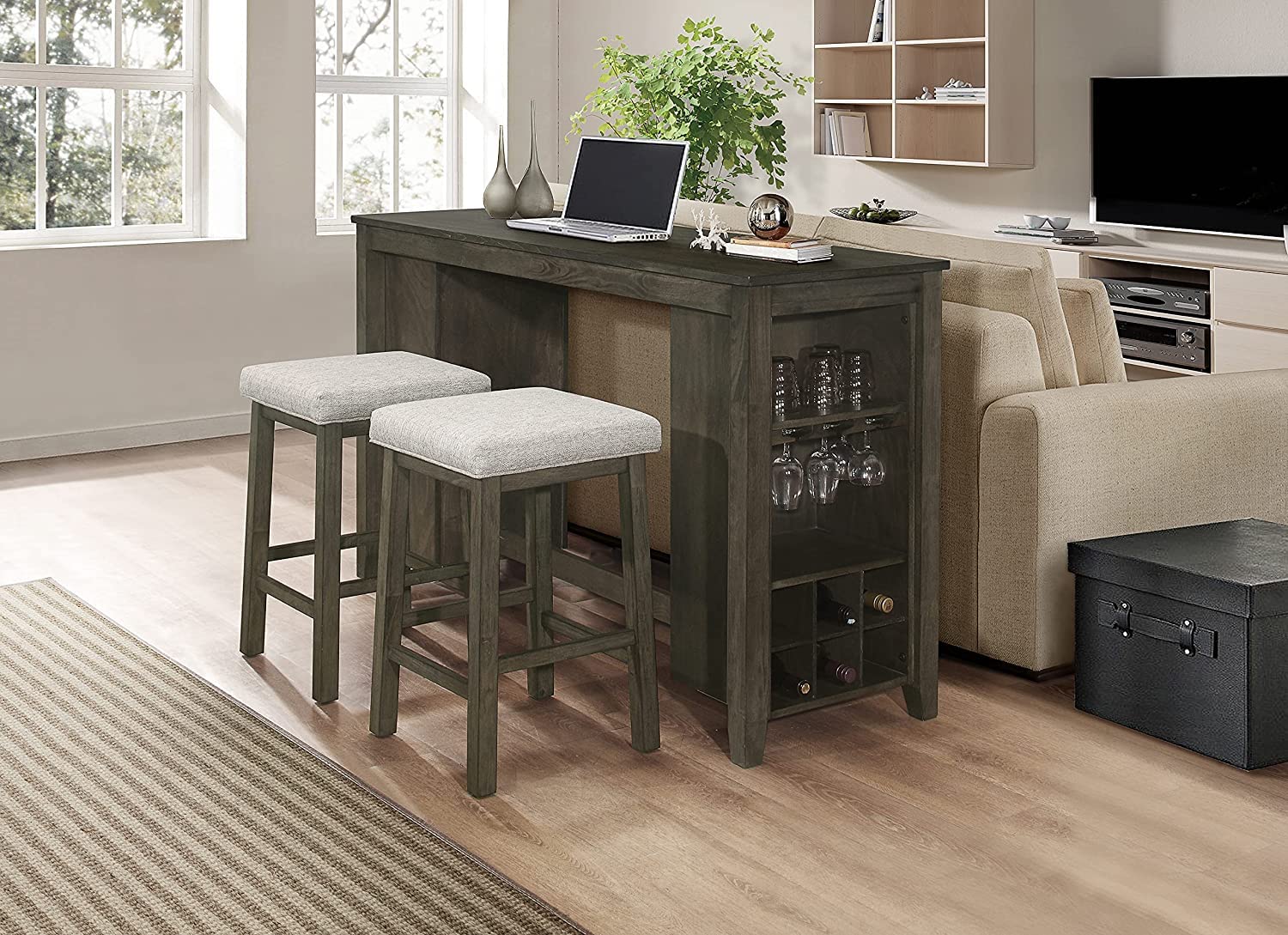 Churon 3-Piece Gathering Bar Table