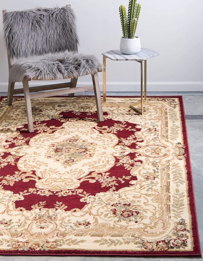 Versailles Collection Traditional Classic Medallion Motif Area Rug (10' 0 x 13' 0 Rectangular