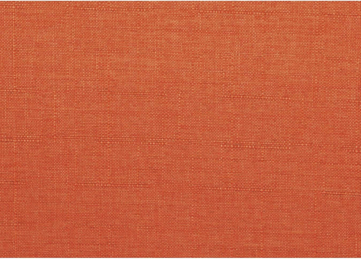 Century Modern Accent Chair with Solid Wood Frame in Walnut Finish, Upholstered Living Room Lounge Arm Chair, Thick and Comfy Innerspring Seat Cushion, Linen-Look Fabric, Orange