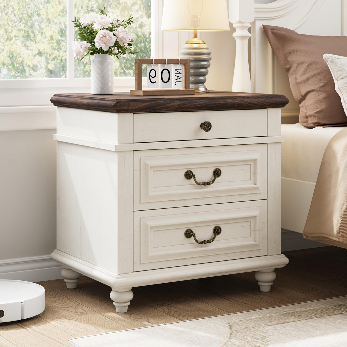 Farmhouse Nightstand, Bedside Table