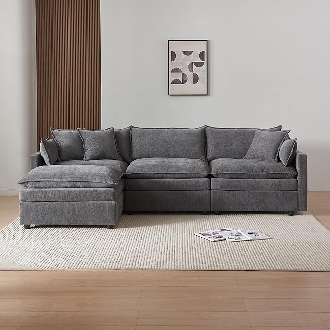 112.2" Wide Modular Sofa Couch for Living Room