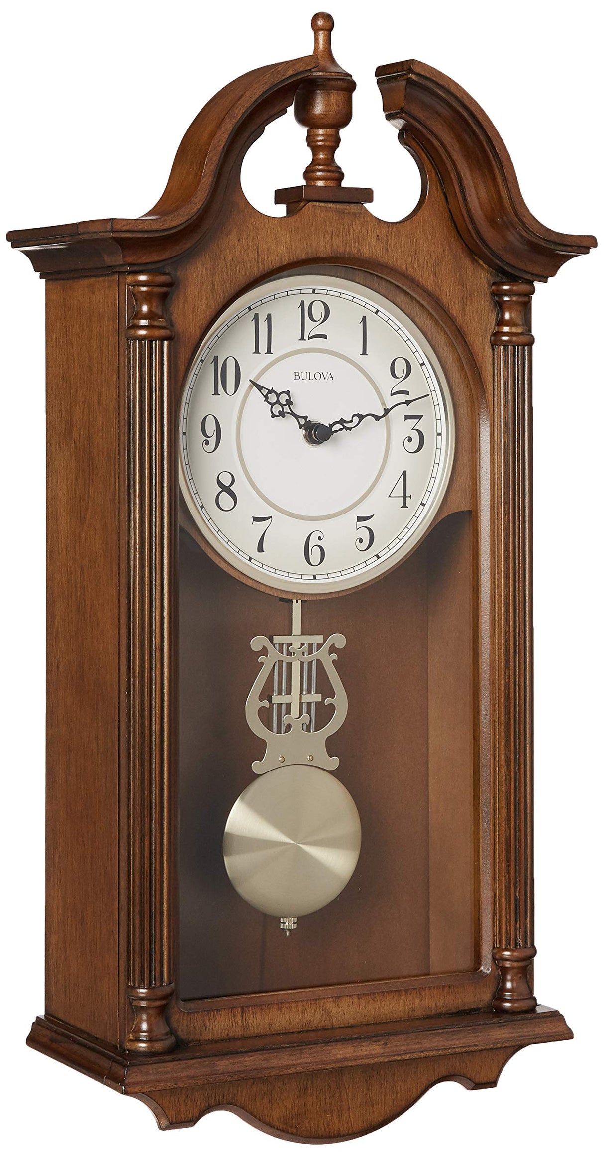 C1517 Saybrook Wall Clock, Brown Cherry
