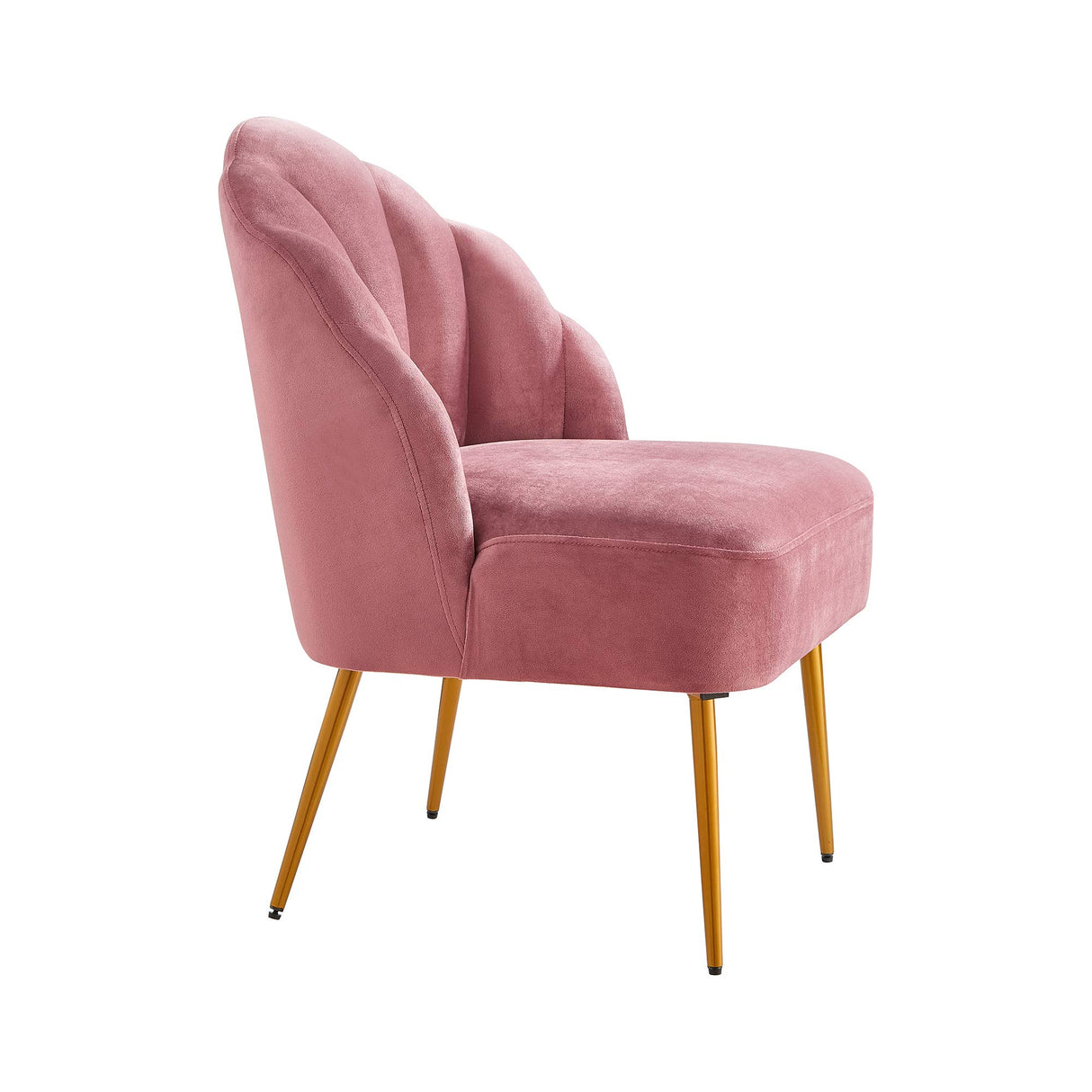 Accent Chair, 26D x 23.5W x 32.25H in, Rose