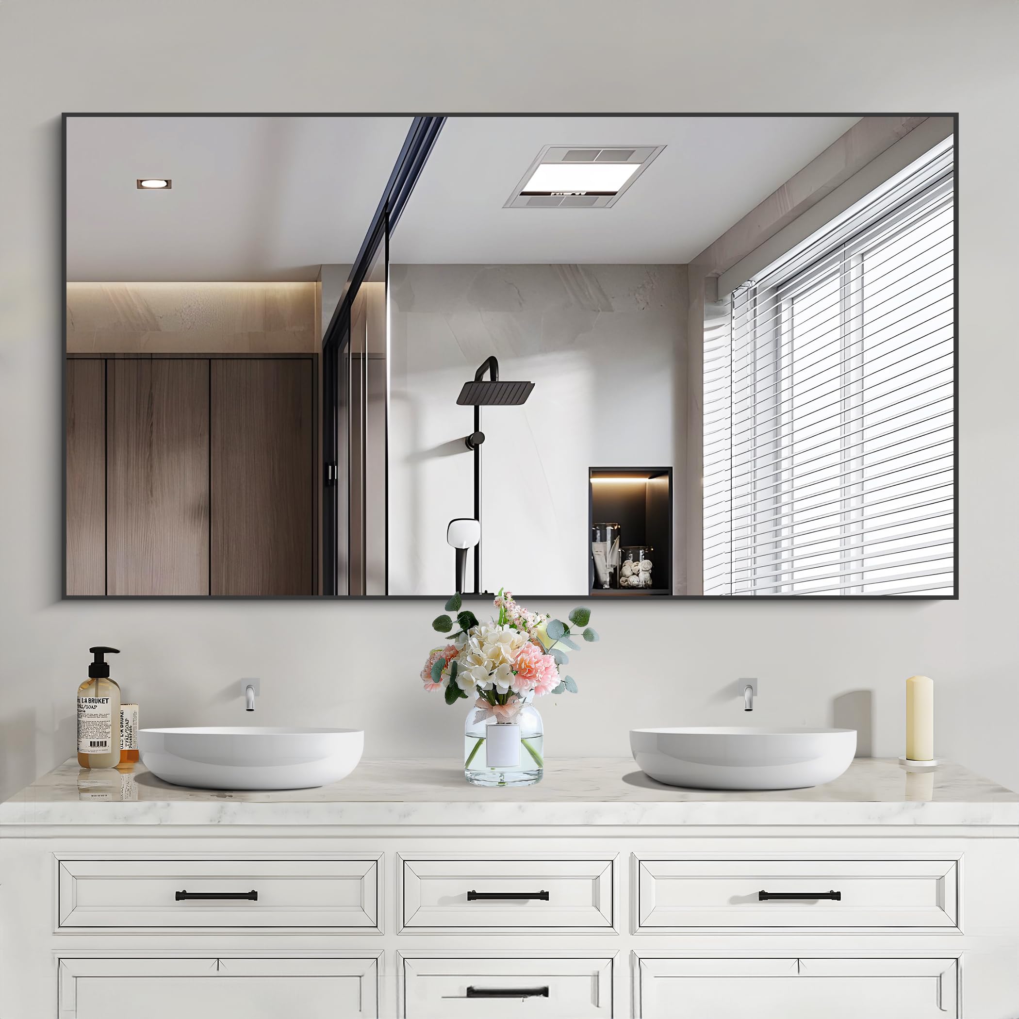 Bathroom Mirror for Wall,Rectangle Mirrors