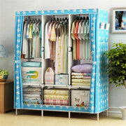 Assemble Wardrobe Combination Wardrobe Storage Wardrobe Steel Frame Rebar