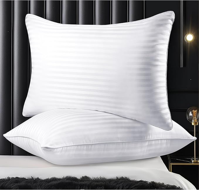 Pillows Queen Size Set of 2, Hotel Collection Bed Pillows for Sleeping