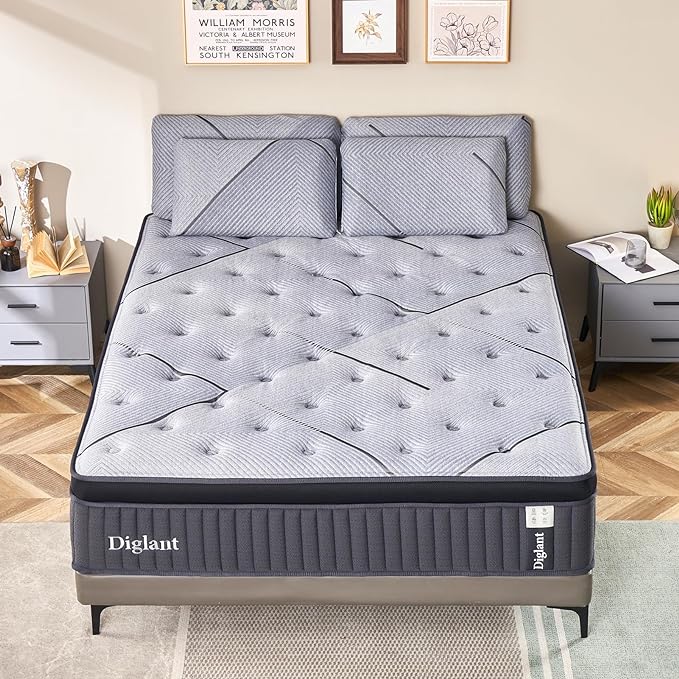 King Mattress, 14Inch Medium King Hybrid Mattress