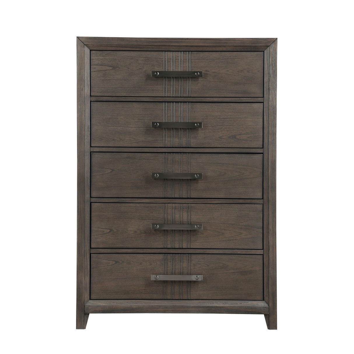 Brown Wali 51 Inch Tall Dresser Chest, 5 Drawer