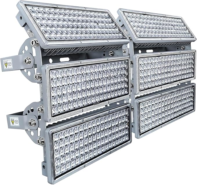 33000LM Stadium Lights Outdoor LED Flood Light 300W 6500K IP67 Waterproof 1500 Watt