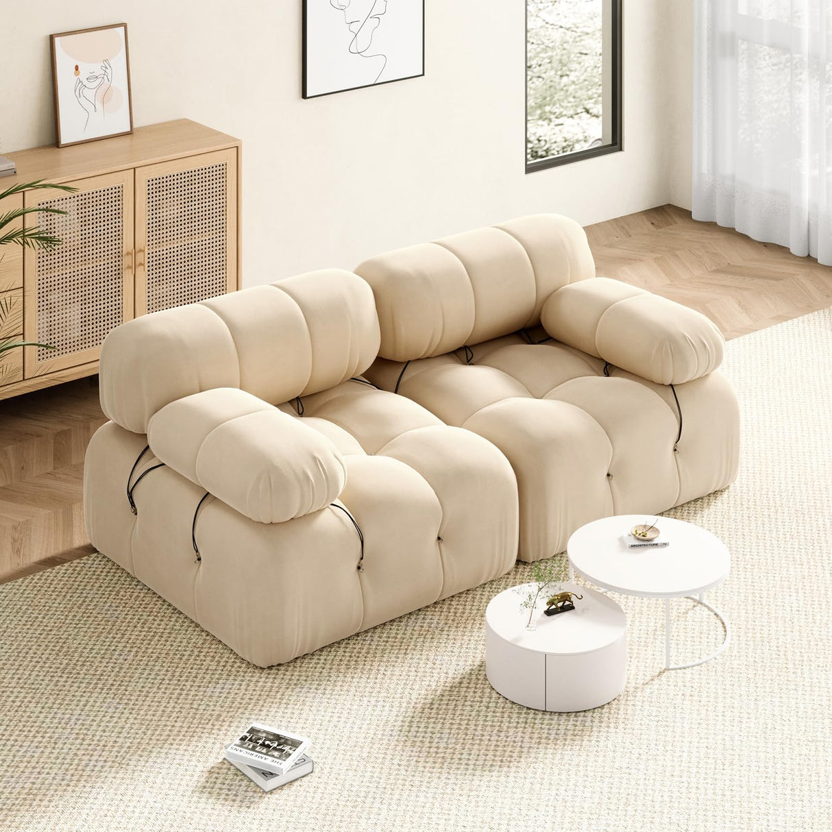 Modular Sectional Sofa Couch, Luxury Loveseat Sectional Couches for Living Room