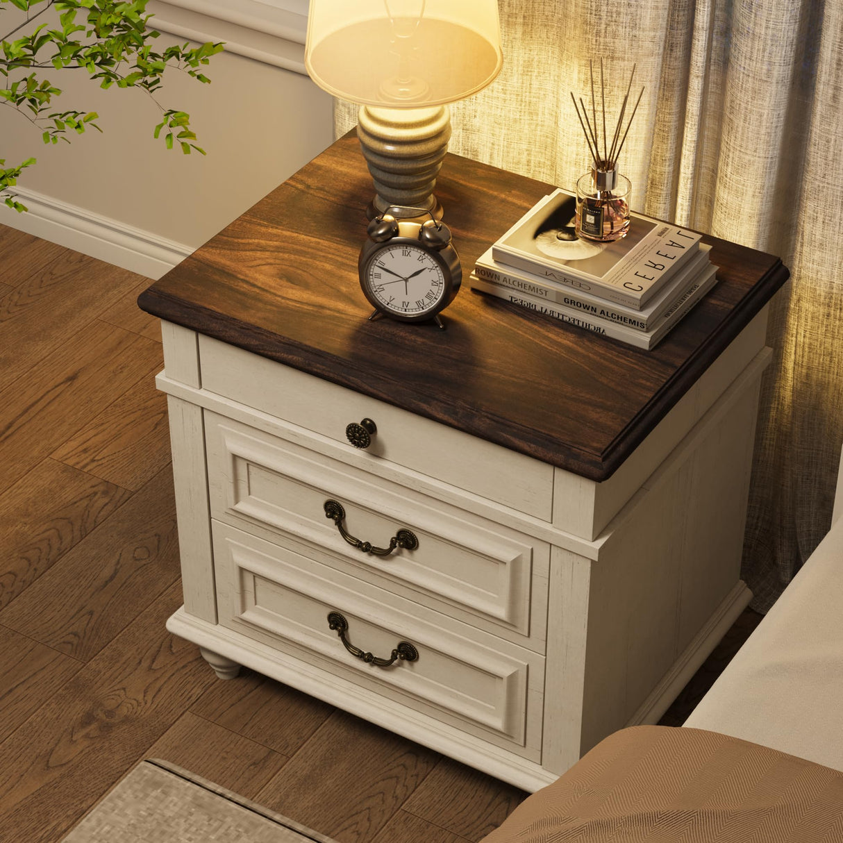 Farmhouse Nightstand, Bedside Table