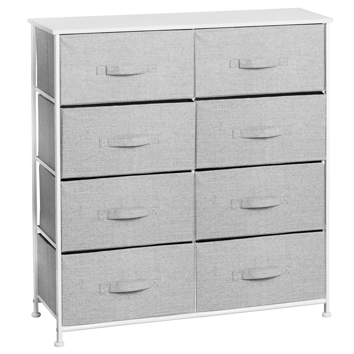 High Steel Frame/Wood Top Storage Dresser Furniture Unit