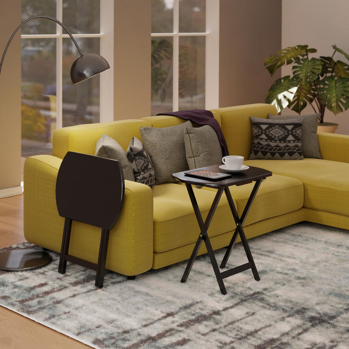 LightNest Snack Table Set – Lightweight and Durable Snack Table