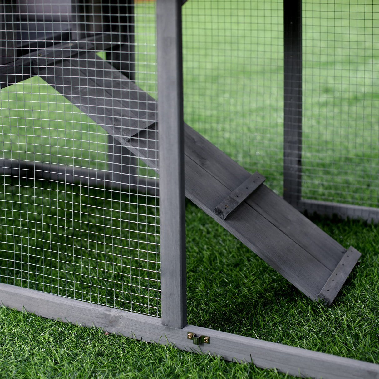 58" Rabbit Hutch, Wooden Bunny Hutch, Guinea Pig Cage