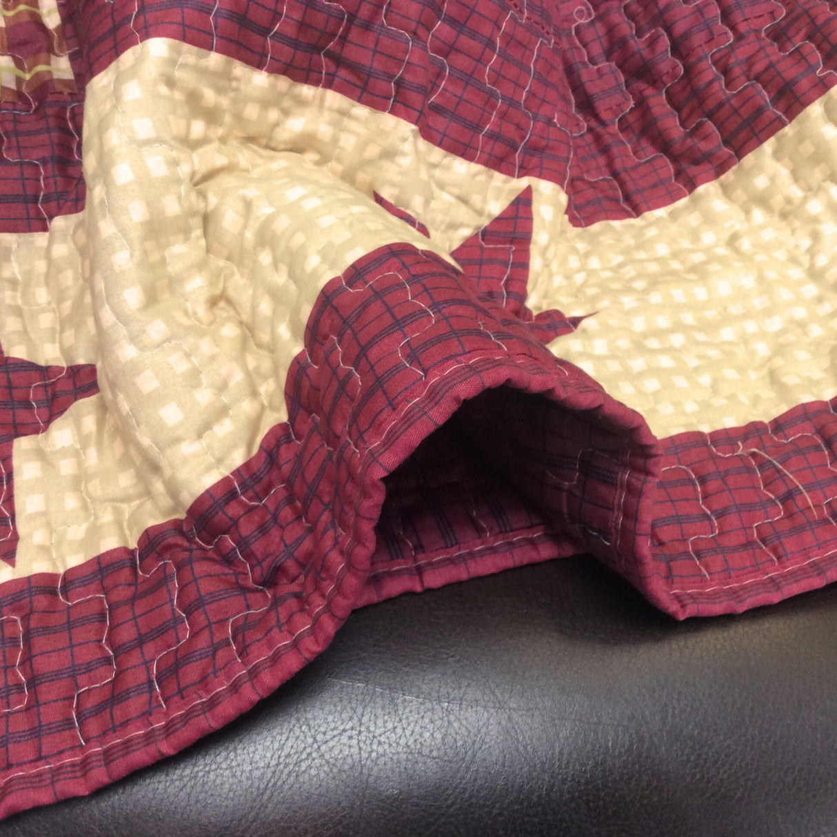 2 Piece Full/Queen Lodge Quilt Bedding Set - Rustic Country Reversible Comforter Set