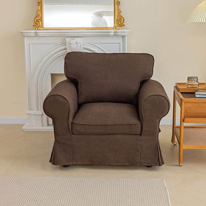 Washable and Soft EKTORP Loveseat Cover Replacement - Custom Made Compatible for