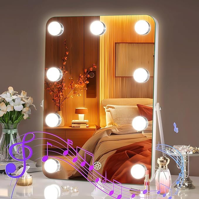 Updated LED Makeup Mirror, Hollywood Vanity Mirror