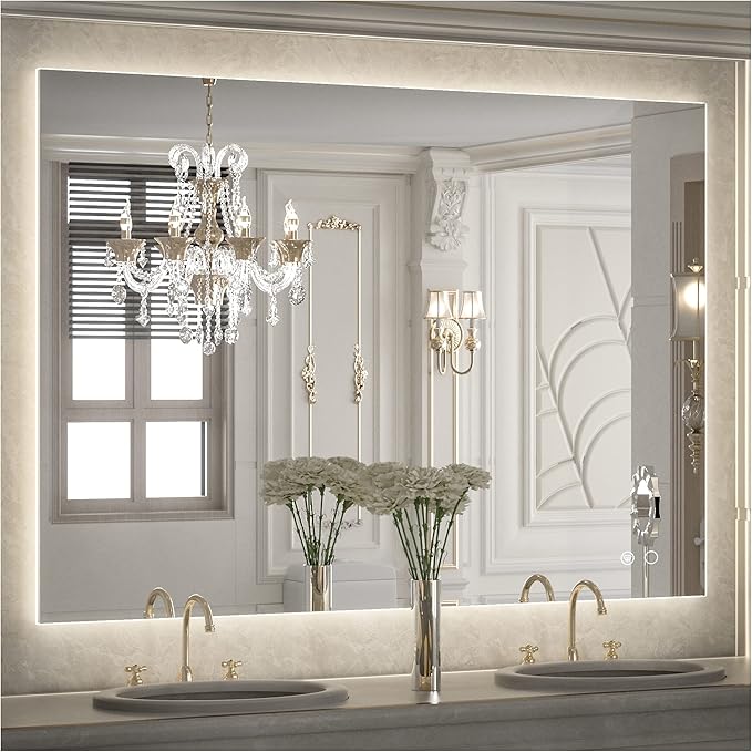 Backlit Mirror Bathroom LED Mirror, Bathroom Mirror