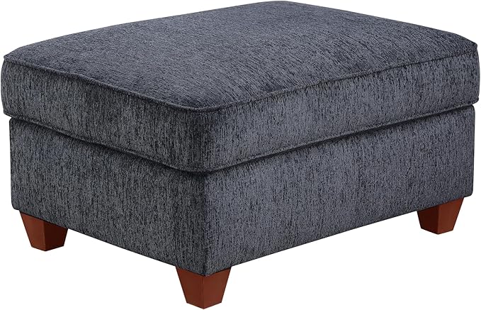 Convertible Sectional Couch with Movable Ottoman and 6 Throw Pillows