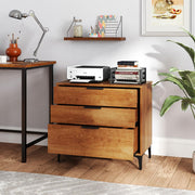 3-Drawer Dresser for Bedroom, Multipurpose Chest of Drawers