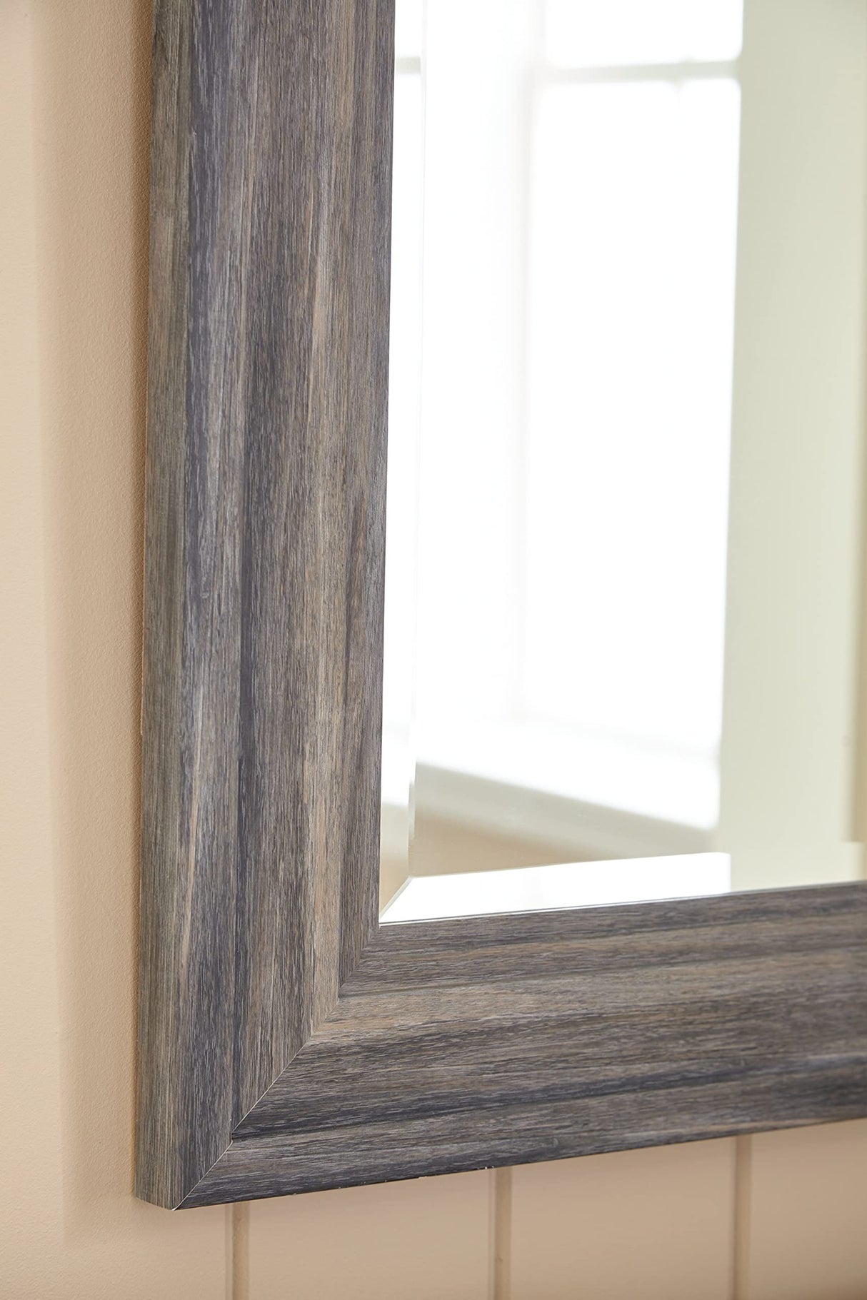 Jacee Casual 40" Accent Mirror, Gray