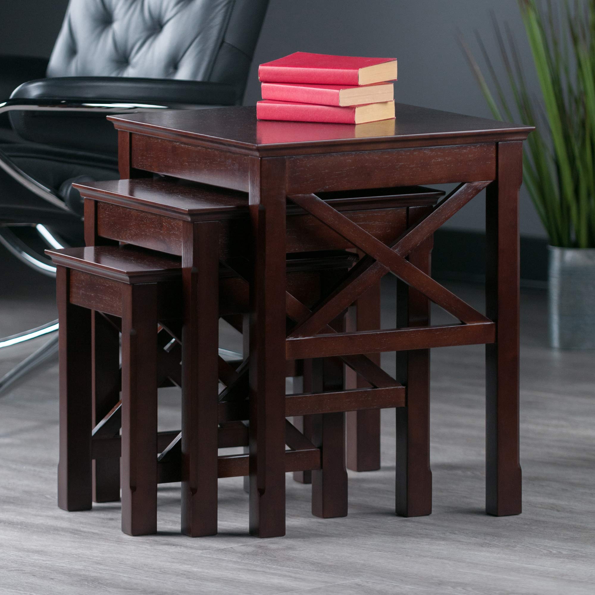 Xola Nesting Tables, Cappuccino
