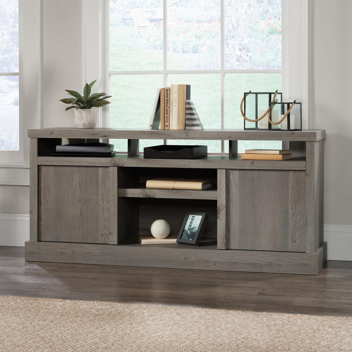 Cannery Bridge Credenza, Mystic Oak Finish